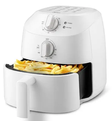 Heißluftfritteuse 2 l, 1150 W, Mini-Airfryer, 5-in-1, für 1–2 Personen