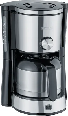 A product shot of a coffee maker on a white background.