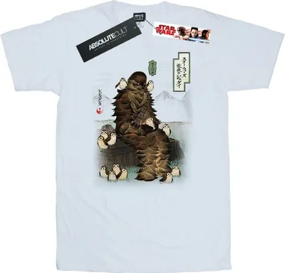 Produktbild von Star Wars - "The Last Jedi" T-Shirt für Herren BI46999 (S) (Weiß)