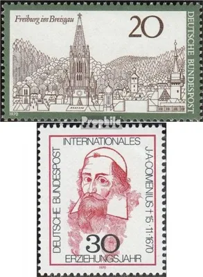 Produktbild von Briefmarken BRD (BR.Deutschland) 1970 Mi 654,656 (kompl.Ausgaben) postfrisch Fremdenverkehr (IV)