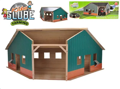 Image de Van Manen Cabane de ferme d'angle 40,5x100x38 cm à l'échelle 1:16