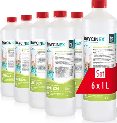 Produktbild von 6x1 L BAYCINEX® Härtestabilisator Poolpflegemittel für kalkfreies Wasser