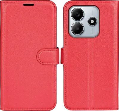 Produktbild von Xiaomi Redmi Note 14 5G Hülle - Coverup Klapphülle - Rot