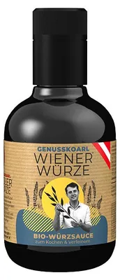 Produktbild von Würzsauce Wiener Würze 250ml - herzhaft - salzig - ausgewogener Umami Geschmack - vegane Würzsauce von Genusskoarl