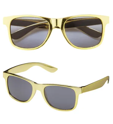 Produktbild von Brille in goldmetallic - coole Sonnenbrille goldfarben - Metallicbrille
