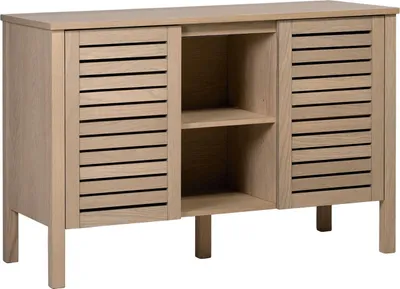 Immagine prodotto di Mobile lavabo doppio TALIX da 120 cm su gambe in rovere naturale