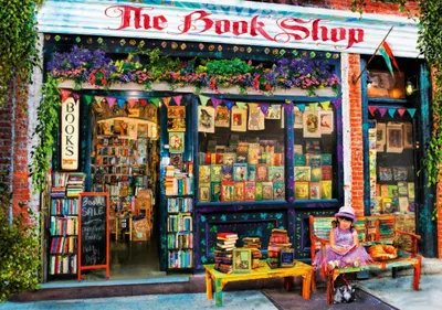 Image de Bluebird Puzzle Puzzle The Bookshop Kids - 2000 Teile Puzzlespaß