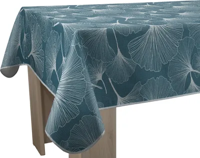 Tischdecke, schmutzabweisend, rechteckig, 150 x 300 cm, blau