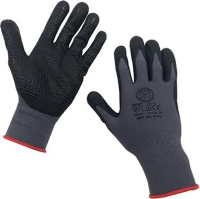 Produktbild von MMXX Handschuh, Gr. 11, EN 388 Nylon mit Nitrilnoppen-Beschichtung, Kat. 2
