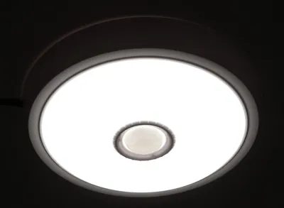 Zdjęcie produktu dla Lampa sufitowa LED McShine "LEIR-21", 21cm-Ø, 10W, 800 lm, neutralna biel, 4000K, z czujnikiem ruchu PIR