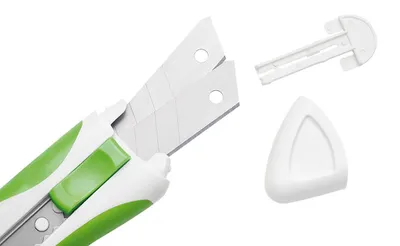Productafbeelding van Cutter met softgrip, 9 mm, inclusief 2 messen