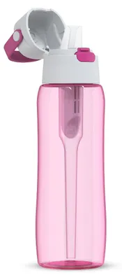 Zdjęcie produktu dla Butelka Filtrująca Dafi SOLID 0,7 l Flamingowa Barwiony Zbiornik z Filtrem