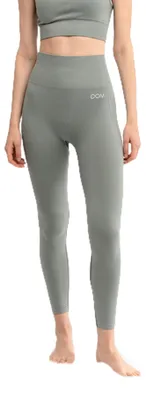 Produktbild von Drop of Mindfulness Cora Tights Seamless Sage High Waist Bequeme Trainingstights