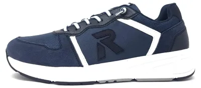 Immagine prodotto di Scarpe da uomo Rieker, sneakers basse con lacci, colore blu, ideali per il tempo libero