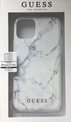 Obrázek produktu pro Guess Hard Case Marble Collection pro Iphone 11 Pro bílé krycí pouzdro