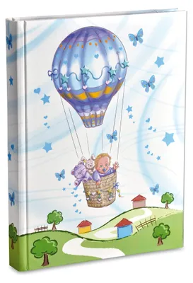 Produktbild von Omgoods – Fotoalbum, 21 x 28 cm, für 200 Fotos, in Hellblau