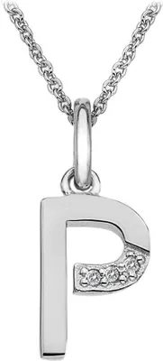Produktbild von Hot Diamonds 'P' Micro Pendant DP416 Damenhalskette