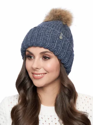 Obrázok produktu pre Dámska pletená čiapka 8601 denim