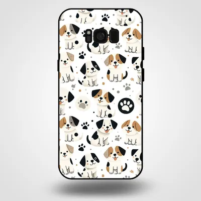 Produktbild von Smartphonica Telefon Fall für Samsung Galaxy S8 mit Hund drucken - TPU zurück Abdeckung Fall Hunde Design