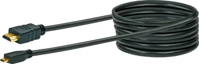 Produktbild von Schwaiger HDMI Kabel HDMI -> Micro 1,5m Schwarz