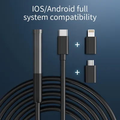 Zdjęcie produktu dla Endoskop USB, endoskop telefoniczny, endoskop WiFi