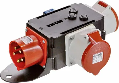 Immagine prodotto di AS Schwabe 60525 MIXO-Adapter 400V "MOSEL" 32 A 1 CEE-Stecker 32 A, 5polig 400 V IP44 (60525)