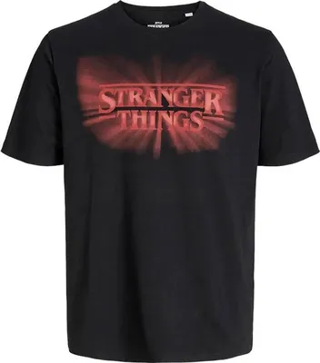 Obrázek produktu pro Jack & Jones Stranger Tričko s krátkým rukávem Black L Pánské Black L
