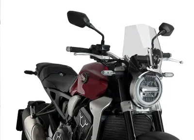 Obrázok produktu pre PUIG naked sport screen transparentný ABE schválený pre Honda