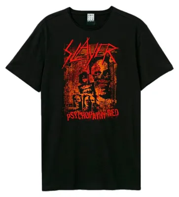 Produktbild von Slayer - "Psychopathy Red" T-Shirt für Herren/Damen Uni PH5019 (M) (Schwarz)