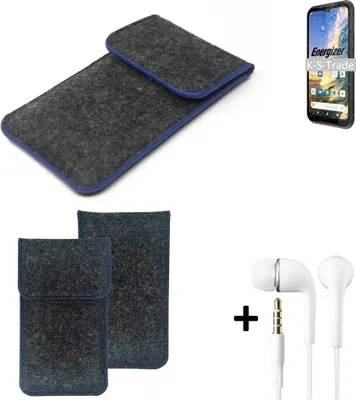 Produktbild von K-S-Trade Handy Schutz Hülle kompatibel mit Energizer Hard Case H620S Schutzhülle Handyhülle Filztasche Pouch Tasche Case Sleeve Filzhülle