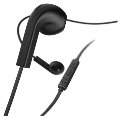 Immagine prodotto di Cuffie Hama "Advance", auricolari, microfono, cavo a nastro, nero
