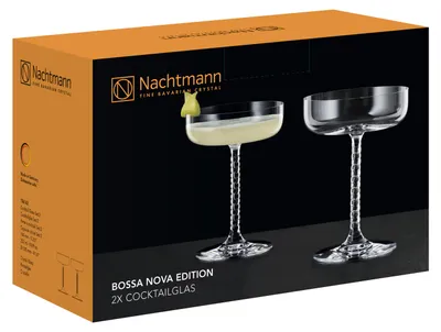 Immagine prodotto di Nachtmann Bossa Nova Edition Cocktail, 2er Set, Cocktailglas, Kristallglas, 252 ml, 106162