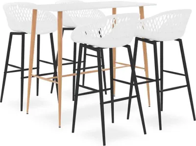 Produktbild von The Living Store 5-tlg. Bar-Set Weiß