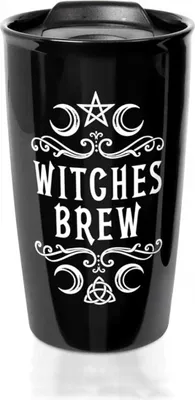 Produktbild von Witches Brew Gothic Reise-Kaffeebecher als Geschenkartikel für deine Lieblingshexe