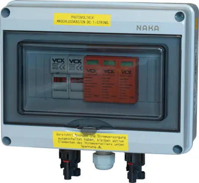 Produktbild von PV ANSCHLUSSKASTEN DC 1-Strings 1200V T2 3P DC1S3P