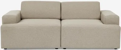 Produktbild von Sofa 2-Sitzer Stoff modernes Design 202x100x76cm Acamar - Beige