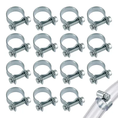 Scharnierboutklemmen 12-14 mm, 15 Stück, für Kraftstoff- und Benzinleitungen