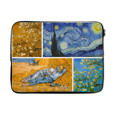 Obrázek produktu pro Pouzdro na notebook 17 palců Van Gogh - Koláž - Umění Brašna na notebook