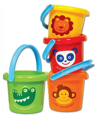 Produktbild von Sandkasten Eimer bunt 16 cm Durchmesser Kunststoff für Kinder, farblich sortiert