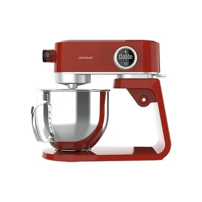 Produktbild von Cecotec 04170, Standmixer, Rot, Schlagen, Kneten, Mixen, Rührer, 5,2 l, Tasten, Berührung, LCD