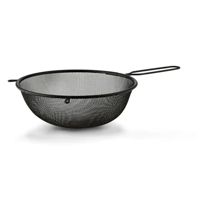 Obrázek produktu pro Kuchyňský cedník Odvodňovací cedník Cedník na vaření Cedník New Metal Black Könighoffer 23 cm