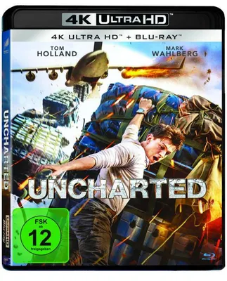 Obrázek produktu pro PLAION 1129914, Film, Blu-ray, Německý, Angličtina, 116 min, Uncharted, Dobrodružství