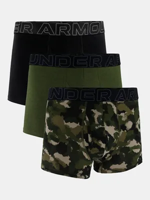 Obrázek produktu pro Pánské boxerky Under Armour, model UA Perf Bavlna, barva zelená (GRN), velikost M, délka 3 palce