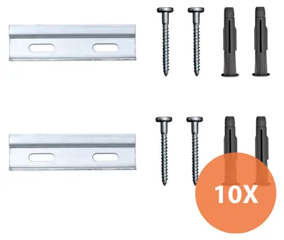 Produktbild von 20er Set sossai Dexo Kurzschienen