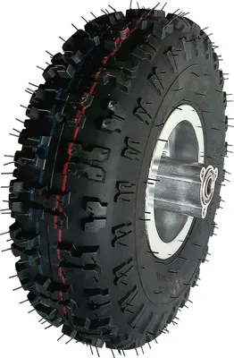 Produktbild von Komplettrad Kinderquadreifen Quadreifen Ersatzreifen 4.10-4 Kinderquad silber