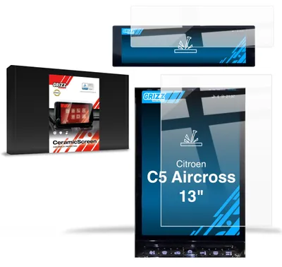 Immagine prodotto di Pellicola protettiva Vetroceramica 2 in 1 per display auto Citroën C5 Aircross da 13" (2026), Grizz Protector