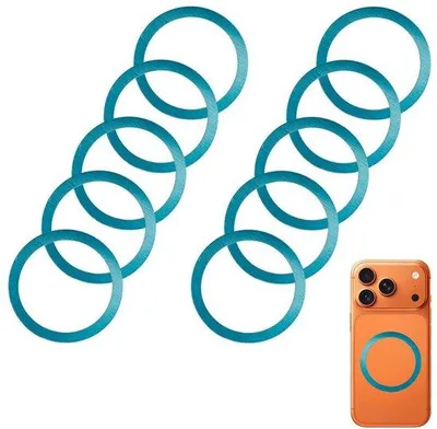 Productafbeelding van 10 Stuks Zelfklevende Magnetische Ringen voor Telefoons