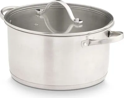 Image de Casserole avec couvercle Kinvara 17712/DO3 argenté 31,7 x 16,5 x 24 cm