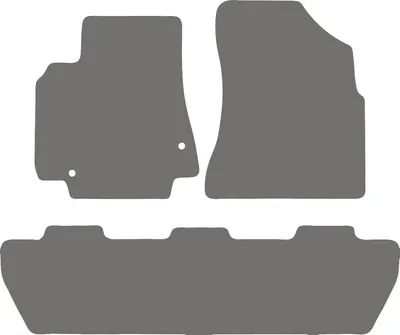 Immagine prodotto di Tappetini in grafite per: Peugeot Partner II Kombivan, Tepee, 5 posti (2008-2018)