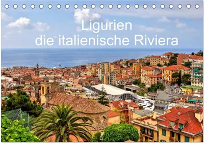 Produktbild von Ligurien - die italienische Riviera (Tischkalender 2025 DIN A5 quer), CALVENDO Monatskalender